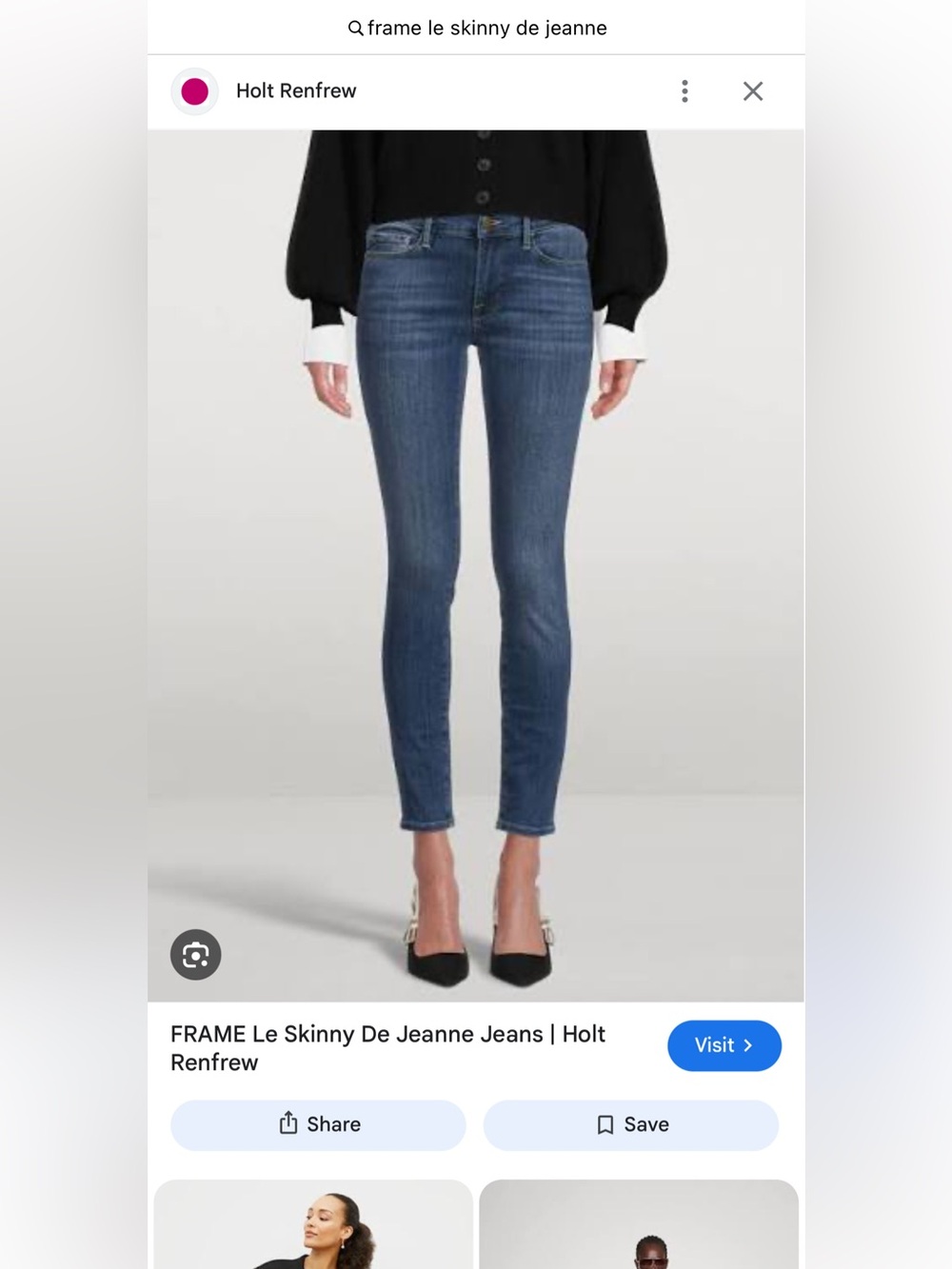 Frame le skinny de jeanne jeans